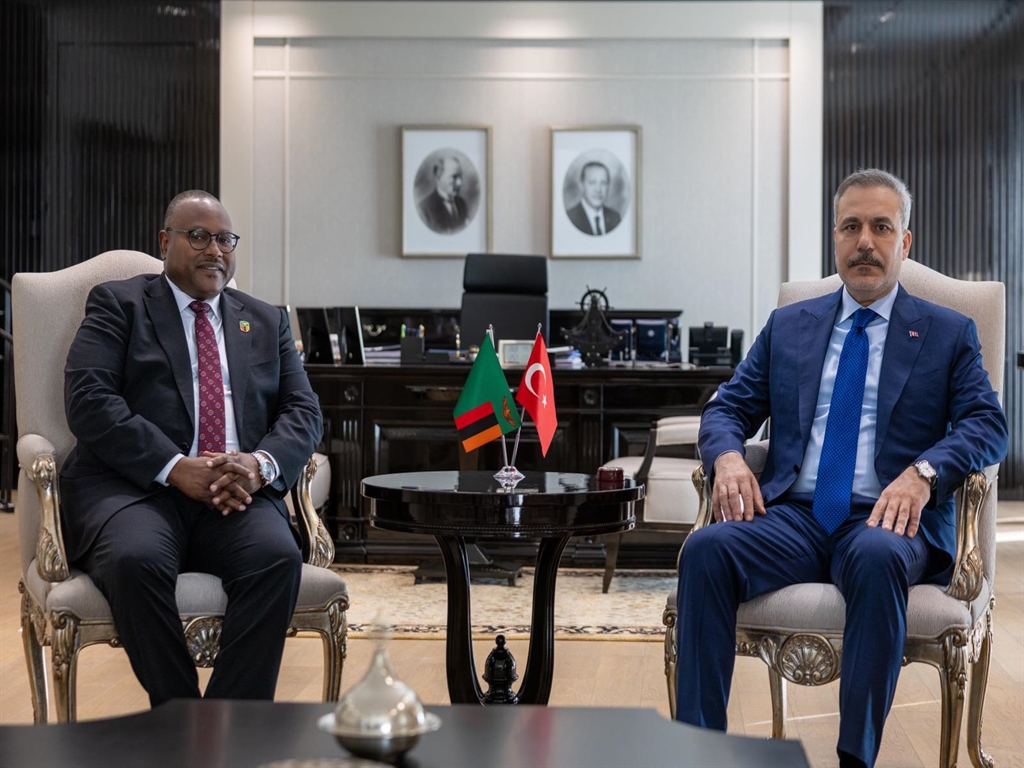 Bakan Fidan, Zambiyalı Mevkidaşı Haimbe ile Ankara’da Buluştu