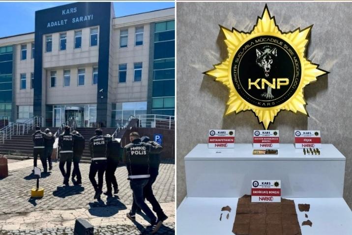 Kars’ta Narkotik Operasyonu: 4 Şüpheli Tutuklandı, Binlerce İçimlik Bonzai Ele Geçirildi