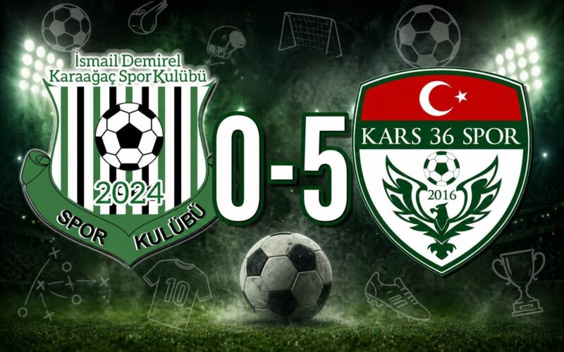 Kars 36 Spor, İD Karaağaçspor’u Evinde 5-0 Farkla Kazandı