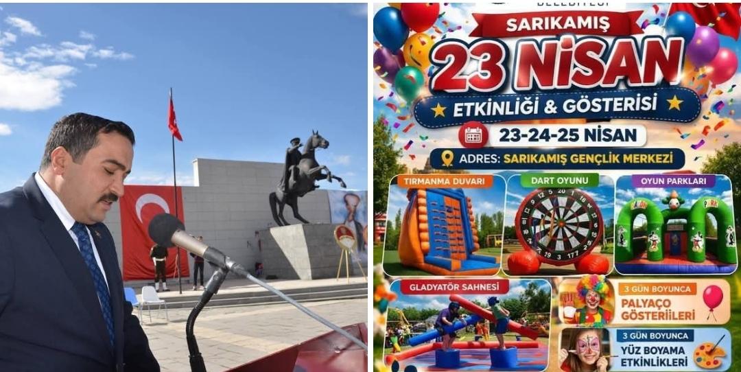 Sarıkamış’ta 23 Nisan Şenlikleri Ertelendi