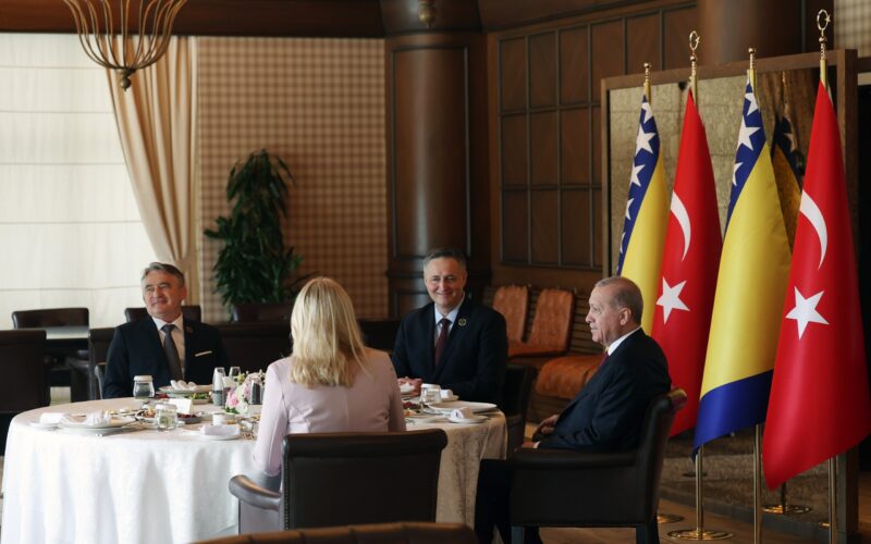 Cumhurbaşkanı Erdoğan, Bosna Hersek Devlet Başkanlığı Konseyi Üyeleriyle Bir Araya Geldi