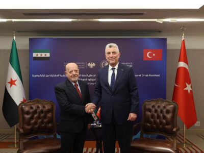 Bakan Bolat, Suriyeli Mevkidaşı Nidal el-Şa’ar ile İstanbul’da Bir Araya Geldi