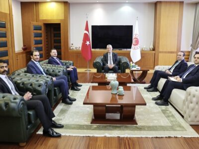 Ticaret Bakanı Bolat, Suudi Arabistan Büyükelçisi Abualnasr ile Görüştü