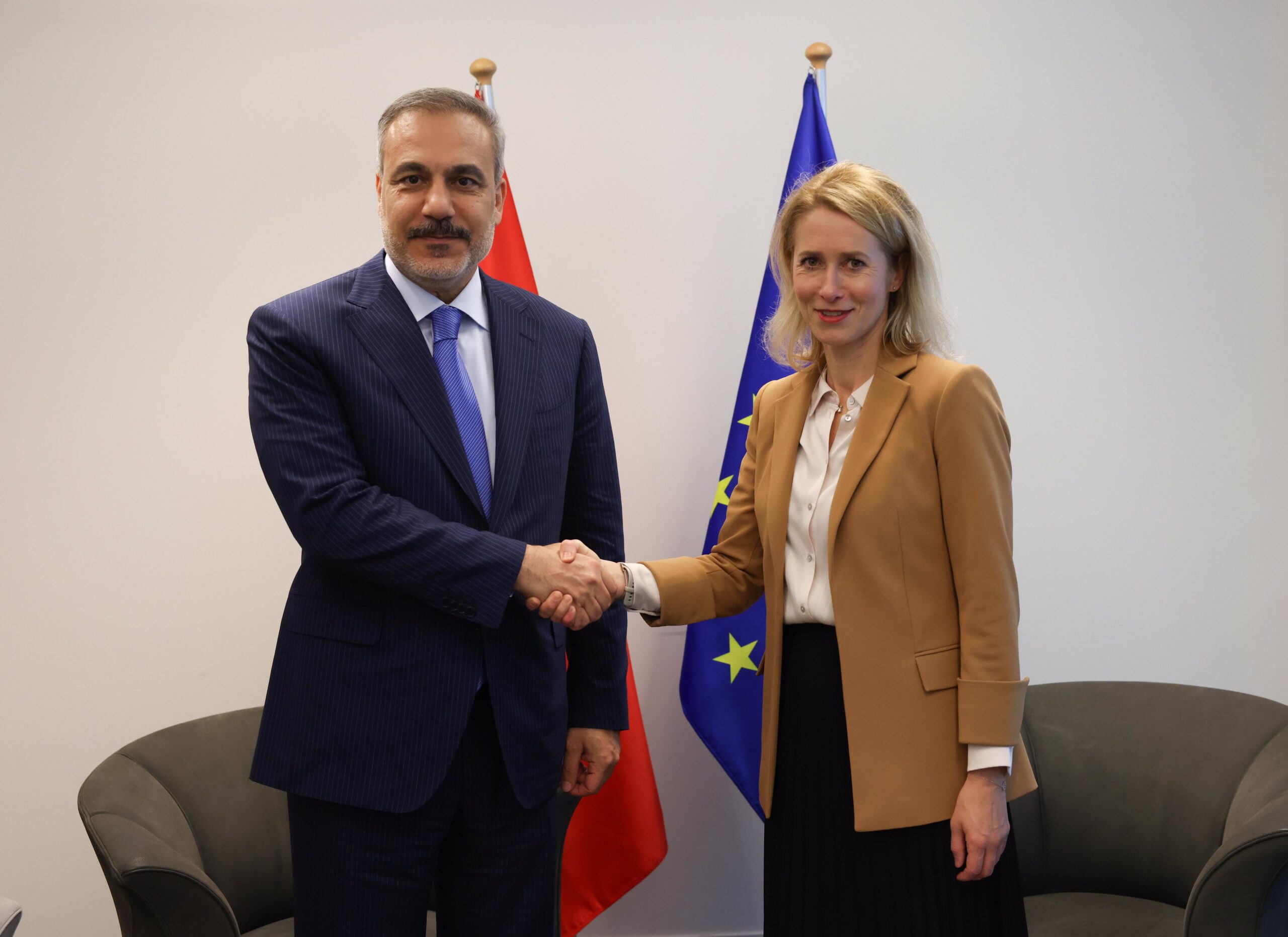 Dışişleri Bakanı Hakan Fidan, AB Yüksek Temsilcisi Kallas ile Görüştü