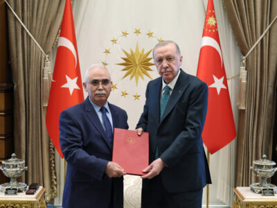 Cumhurbaşkanı Erdoğan, AYM Başkanı Özkaya’yı Kabul Etti