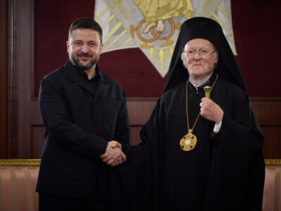 Ukrayna Devlet Başkanı Zelenskiy, Fener Rum Patrikhanesi’ni Ziyaret Etti