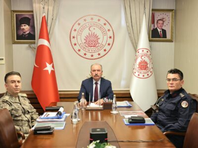 Çorum Valisi Ali Çalgan, İçişleri Bakanlığı’nın VKS Toplantısına Katıldı
