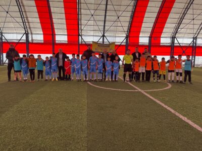 Ağrı’da “Maarifin Kalbinde Çocuk” etkinlikleri kapsamında Minikler Futbol Turnuvası başladı