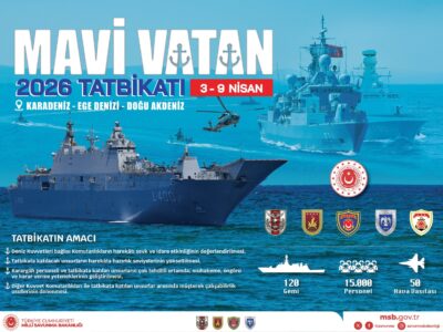Mavi Vatan-2026 Tatbikatı Üç Denizde Eş Zamanlı Başladı