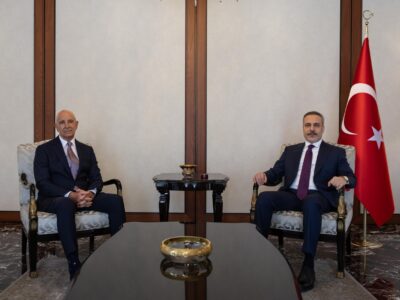 Hakan Fidan, ABD’nin Ankara Büyükelçisi Tom Barrack’ı Kabul Etti