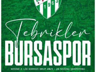 Cumhurbaşkanı Erdoğan’dan Bursaspor’a Tebrik Mesajı