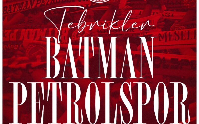 Cumhurbaşkanı Erdoğan’dan Batman Petrolspor’a Tebrik Mesajı
