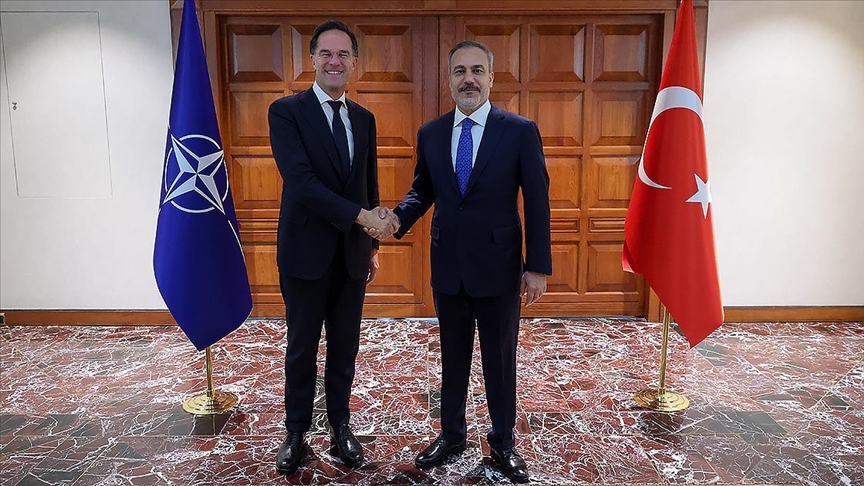 Dışişleri Bakanı Fidan, NATO Genel Sekreteri Rutte ile Ankara’da Bir Araya Geldi