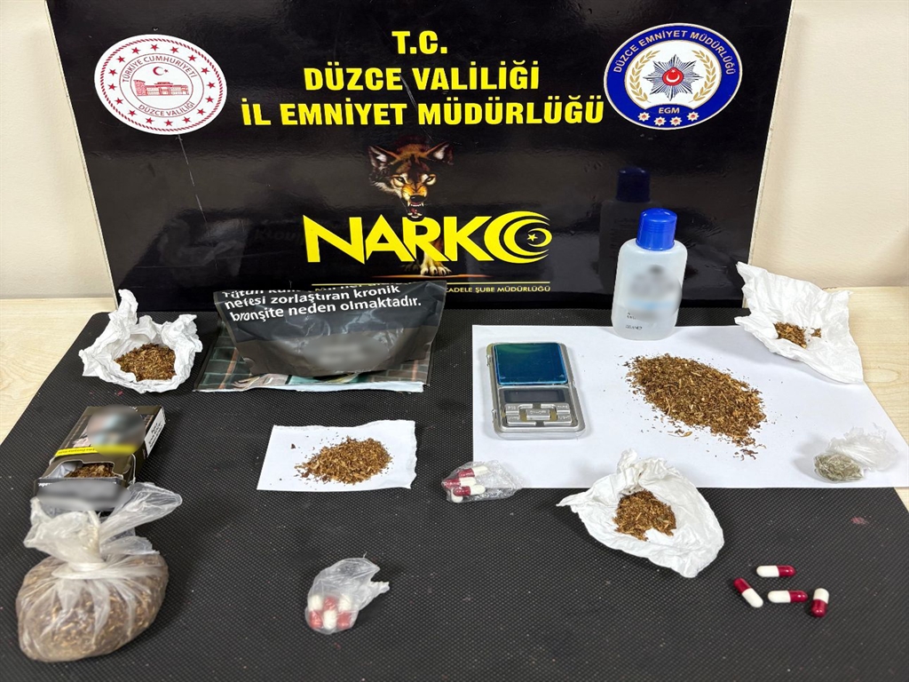Düzce’de Uyuşturucu Operasyonu: 3 Tutuklama