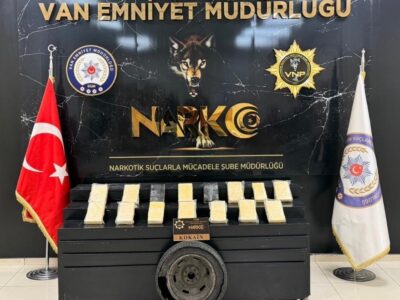 Van’da narkotik operasyonu: 16 kilo kokain ele geçirildi