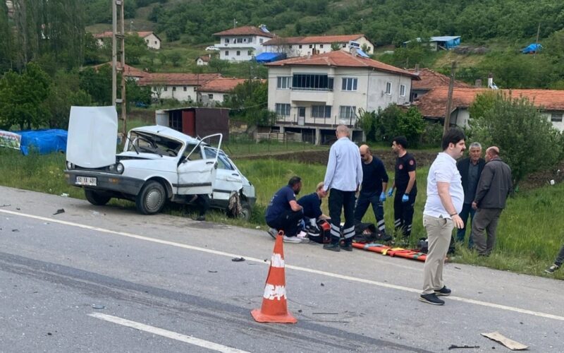 Amasya’da Feci Kaza: Dede ve Torunu Hayatını Kaybetti, Otomobil Alev Alev Yandı