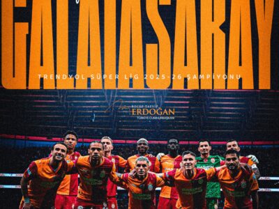 Cumhurbaşkanı Erdoğan’dan Şampiyon Galatasaray’a Tebrik Mesajı
