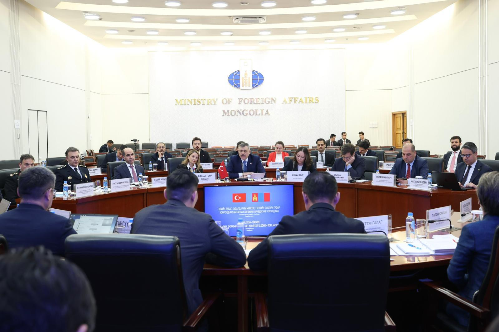 Bakan Çiftçi Ve Bakan Batlut Eş Başkanlığında Türkiye-Moğolistan KETK 10’uncu Dönem Toplantısı Gerçekleşti