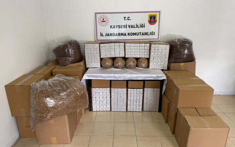 Kayseri’de Kaçak Tütün Operasyonu: 200 Kilo Tütün Ele Geçirildi