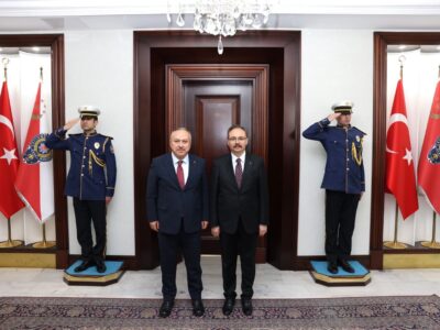 Siirt Valisi Kemal Kızılkaya’dan Emniyet Genel Müdürü Ali Fidan’a Hayırlı Olsun Ziyareti