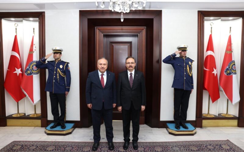 Siirt Valisi Kemal Kızılkaya’dan Emniyet Genel Müdürü Ali Fidan’a Hayırlı Olsun Ziyareti