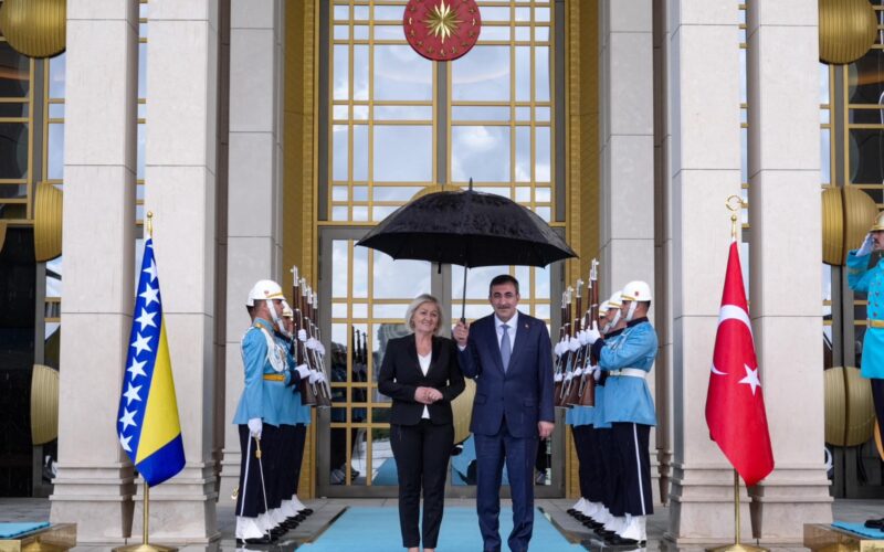 Cumhurbaşkanı Yardımcısı Cevdet Yılmaz, Bosna Hersek Başbakanı Boryana Krişto ile Görüştü