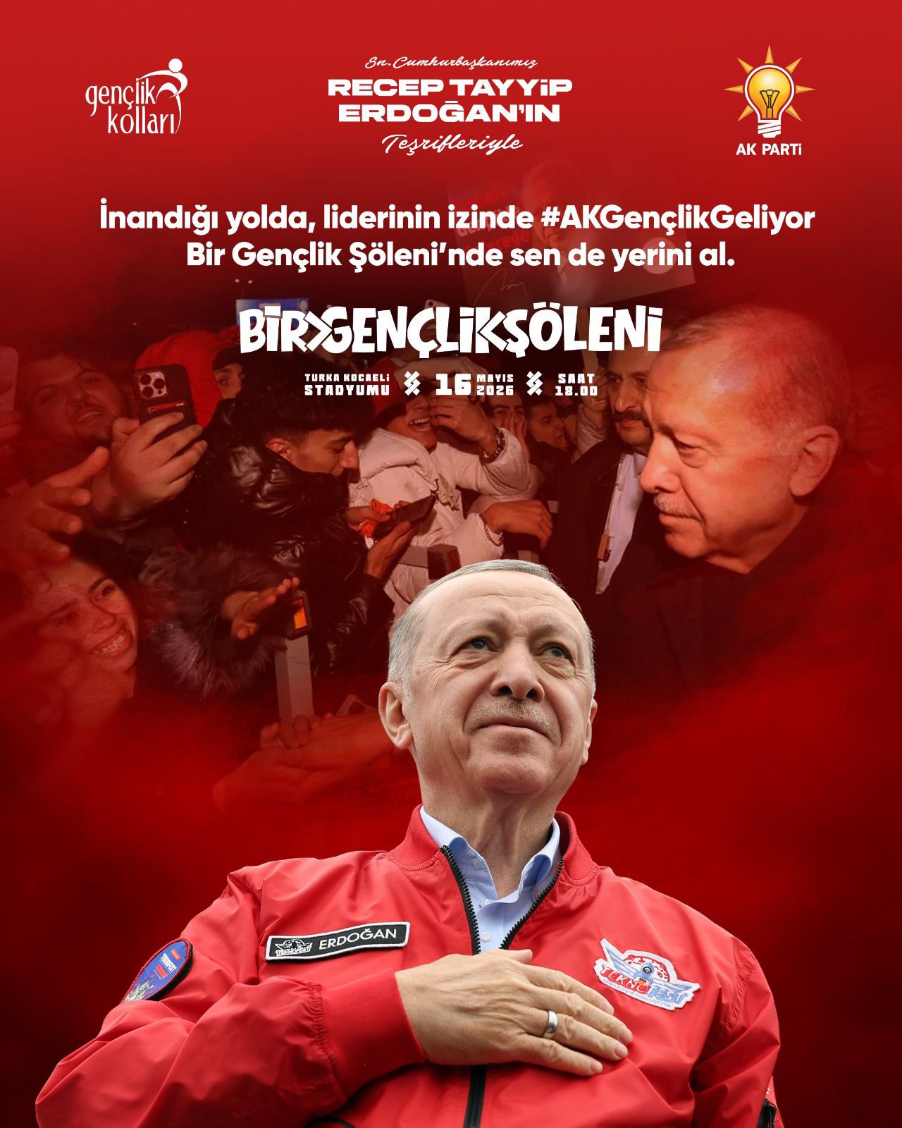AK Parti Gençlik Kolları’ndan “Bir Gençlik Şöleni” Daveti
