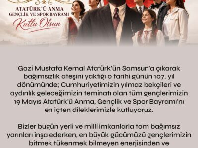Yalova Makine İhtisas OSB’den 19 Mayıs Mesajı: Cumhuriyetin Teminatı Gençlere Anlamlı Vurgu