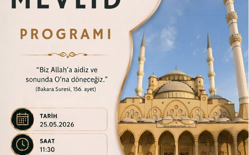 Ayser Çalık Ortaokulu Şehitleri İçin Mevlid Programı Düzenleniyor