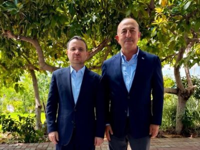 Adalet Bakanı Akın Gürlek’ten Mevlüt Çavuşoğlu’na Taziye Ziyareti