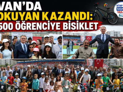 Van’da Okuyan Kazandı: 500 Öğrenciye Bisiklet
