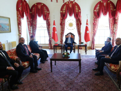 Cumhurbaşkanı Erdoğan, Türkiye Ermenileri Patriği Maşalyan’ı Kabul Etti