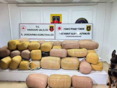 Hakkari’de Dev Uyuşturucu Operasyonu: 626 Kilogram Madde Ele Geçirildi