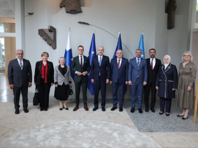 TBMM Başkanı Numan Kurtulmuş Finlandiya Cumhurbaşkanı Alexander Stubb İle Görüştü