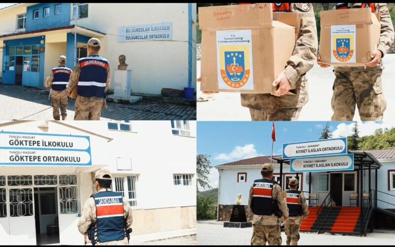 Tunceli’de Jandarmadan Anlamlı Destek: Munzur’dan Sayfalara Yolculuk Projesi İle Köy Okullarına Kitap Seferberliği