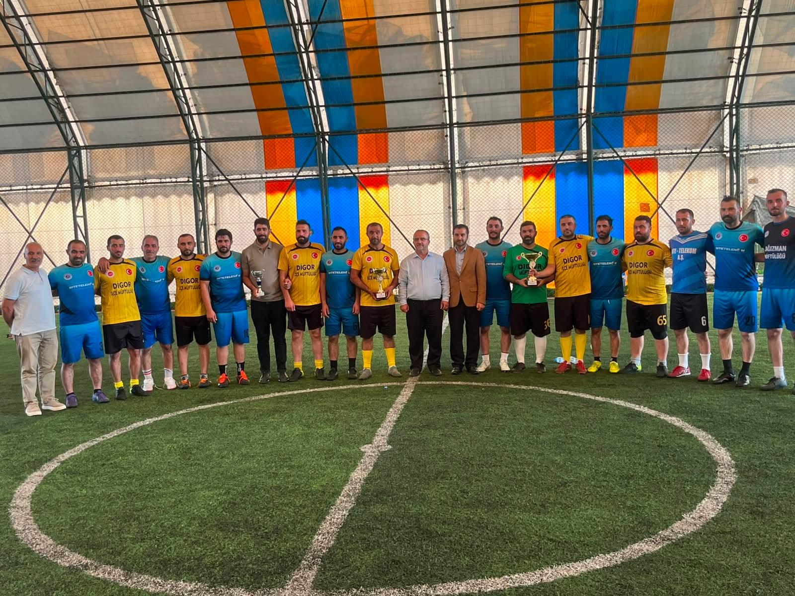 Kars’ta Müftülükler Arası Futbol Turnuvasında Şampiyon Kağızman Müftülüğü Oldu