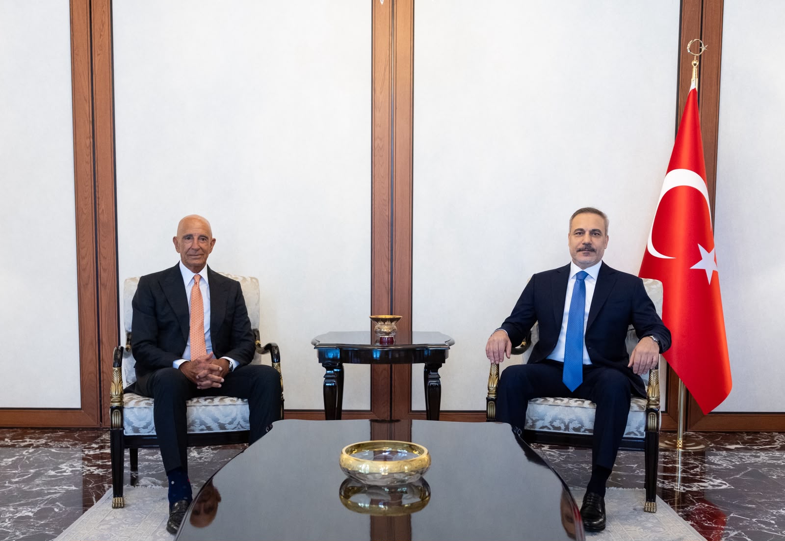 Dışişleri Bakanı Fidan ABD Temsilcisi Barrack İle Görüşme Gerçekleştirdi