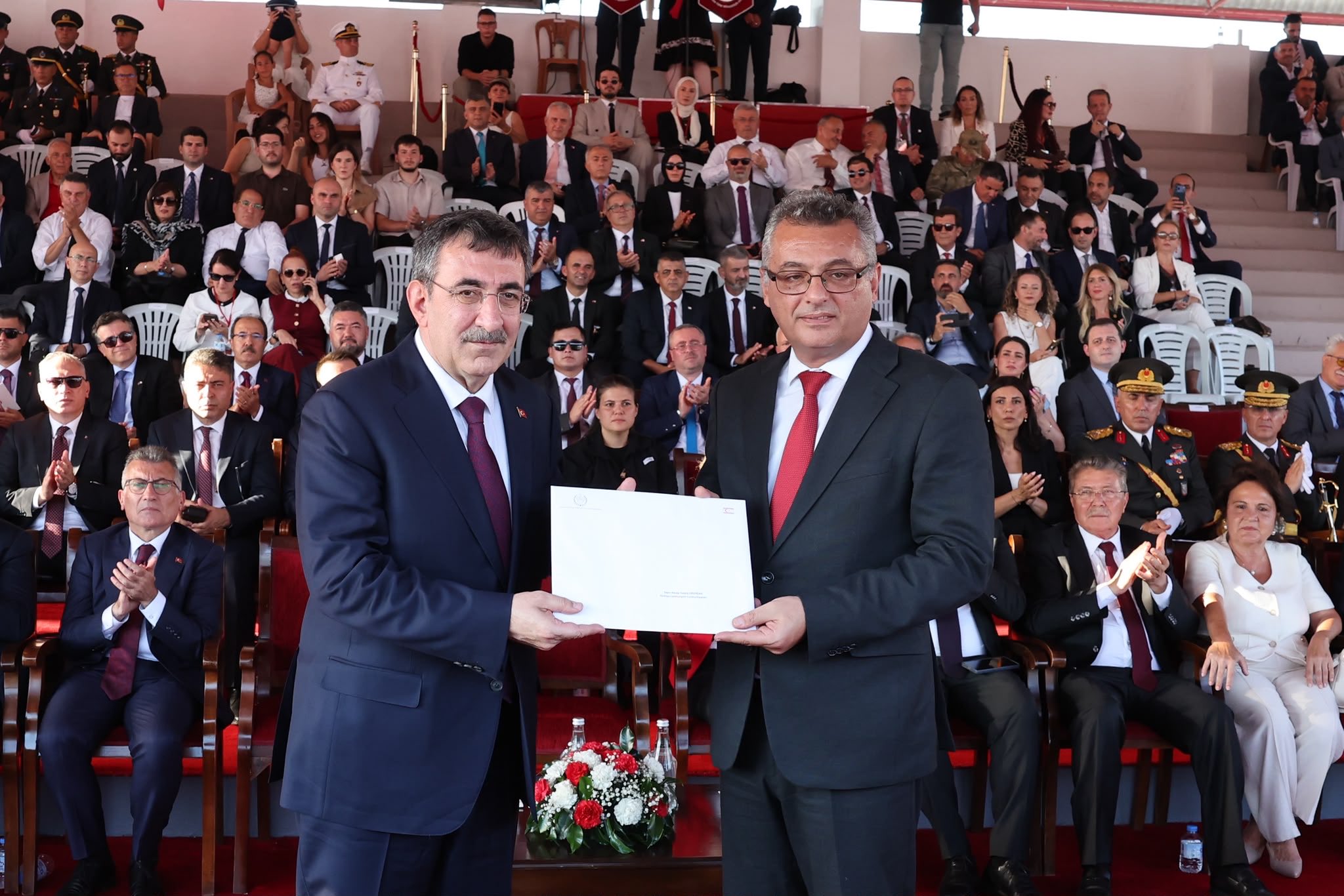 Cumhurbaşkanı Yardımcısı Yılmaz Lefkoşa’daki Resmi Törenlere Katıldı