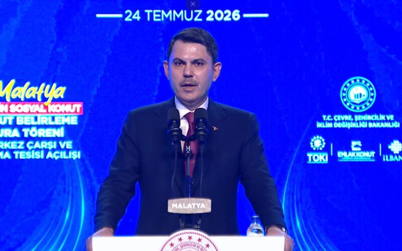 Bakan Murat Kurum Malatya’da Sosyal Konut Kura Ve Toplu Açılış Törenine Katıldı