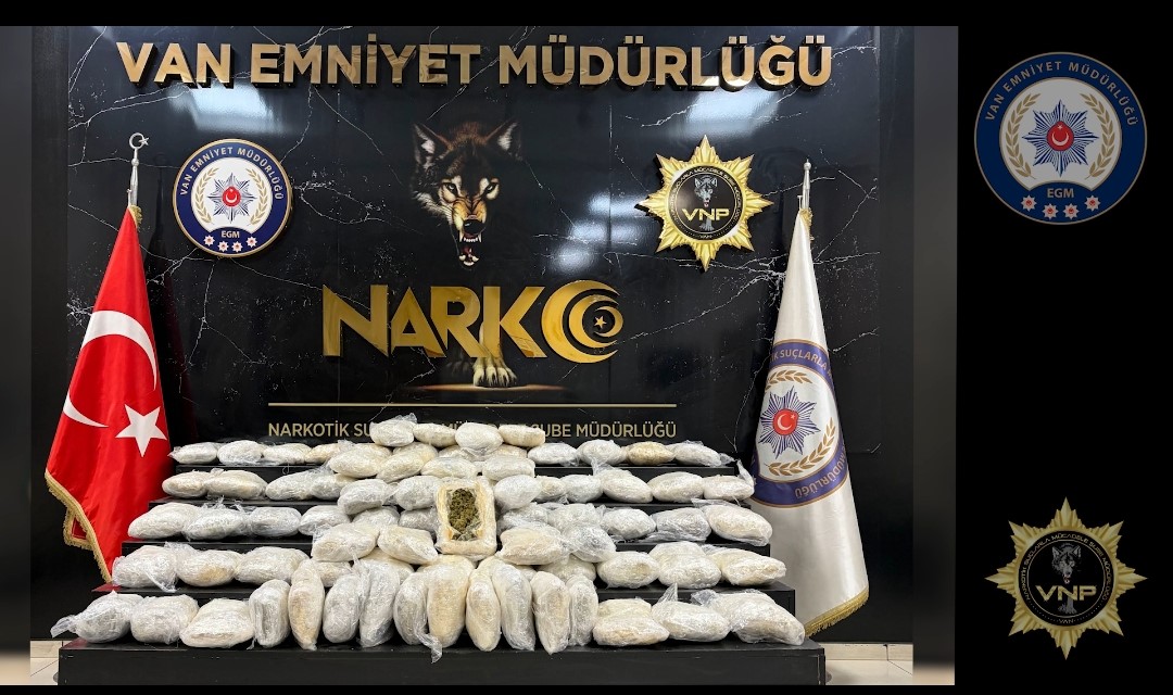 Van’da 48 kilo esrar ele geçirildi