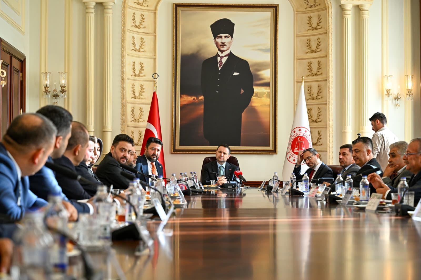 Adalet Bakanı Akın Gürlek Nevşehir Heyetini Kabul Etti