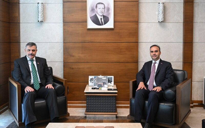 Bakan Kacır İle Bakan Çiftçi Ankara’da Bir Araya Geldi