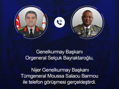 Orgeneral Bayraktaroğlu, Nijerli Mevkidaşı Barmou İle Görüştü