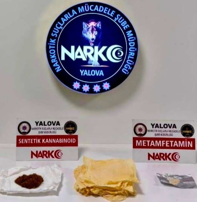 Yalova’da narkotik operasyonu: 2 tutuklama
