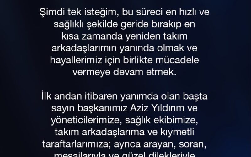 Kerem Aktürkoğlu: Yapılan Kontrollerde Olumsuz Bir Bulguya Rastlanmadı