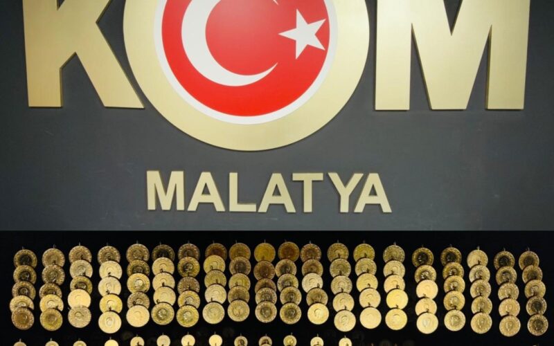 Malatya’da Altın Operasyonu: 9 Milyonluk Değeri Değiştirilmiş Altın Ele Geçirildi