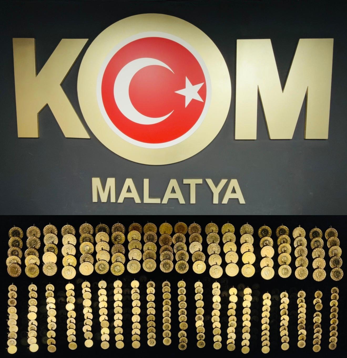 Malatya’da Altın Operasyonu: 9 Milyonluk Değeri Değiştirilmiş Altın Ele Geçirildi