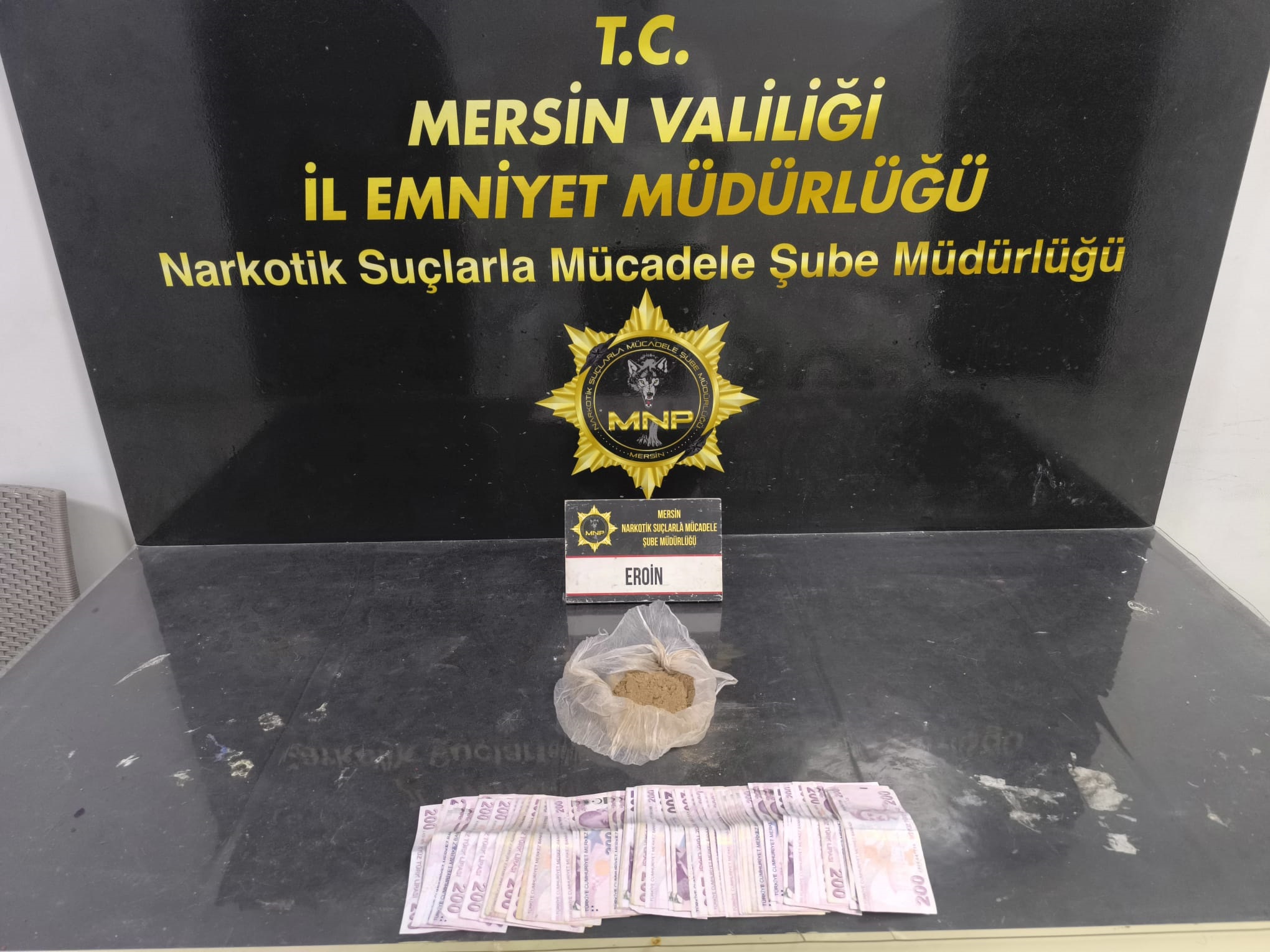 Mersin’de uyuşturucu operasyonu: 190 gram eroin ele geçirildi, 1 gözaltı
