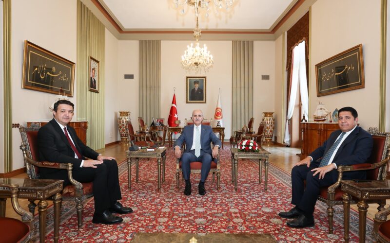 TBMM Başkanı Numan Kurtulmuş, Saadet Partisi Genel Başkanı Mahmut Arıkan’ı Kabul Etti
