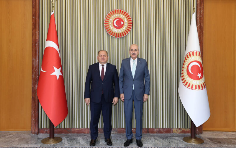 TBMM Başkanı Numan Kurtulmuş, Yargıtay Başkanı Ömer Kerkez’i Kabul Etti